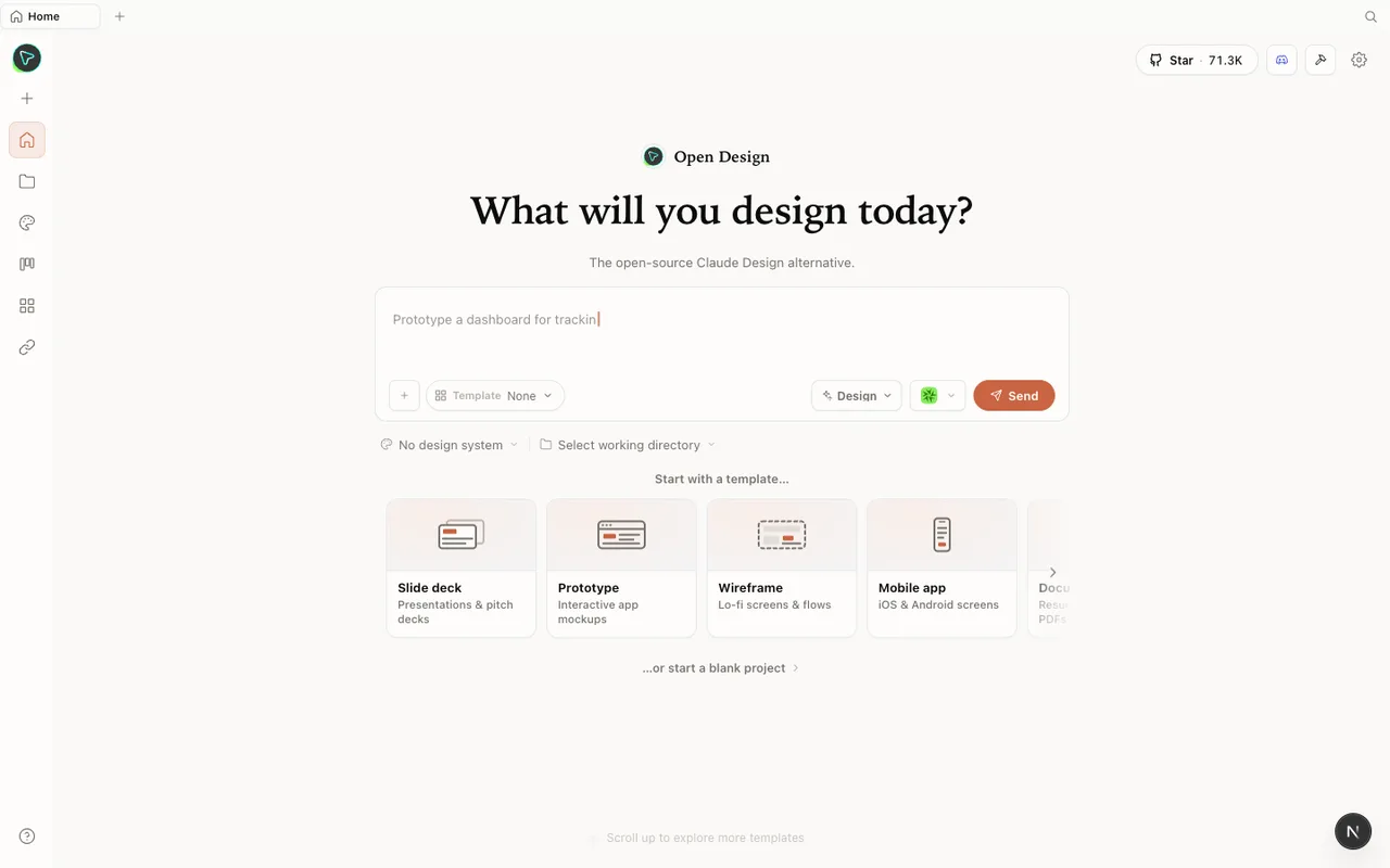 OpenDesign 的设计系统库 —— 品牌与token作为归你所有的文件保存